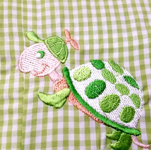 3/$18 Boys NWT! Cotton Jumper/Romper with Turtle 🐢 - Picture 3 of 6